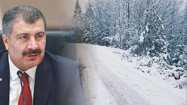 Bakan Koca, zorlu koşullara rağmen acil vakalara ulaşıyoruz