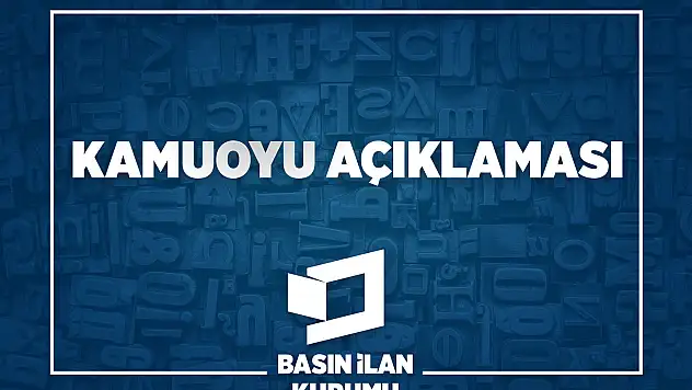 Basın İlan Kurumu'ndan Kamuoyuna duyuru!