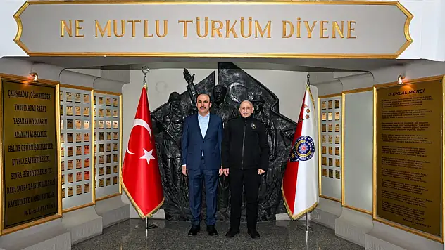 Başkan Altay'dan Müdür Yüksek'e ziyaret: Yılbaşı güvenliği masaya yatırıldı