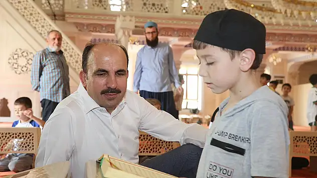 Başkan Altay'dan Yaz Kur'an Kurslarına ziyaret