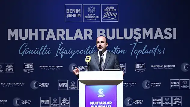 Başkan Altay: Muhtarlarımızla her zaman aynı hedefte, aynı inançla yürüyoruz