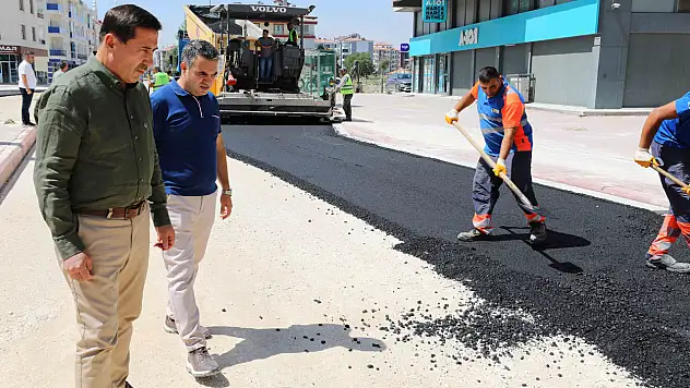 Başkan Kılca duyurdu: O sokakta sıcak asfalt çalışmaları tamamlandı