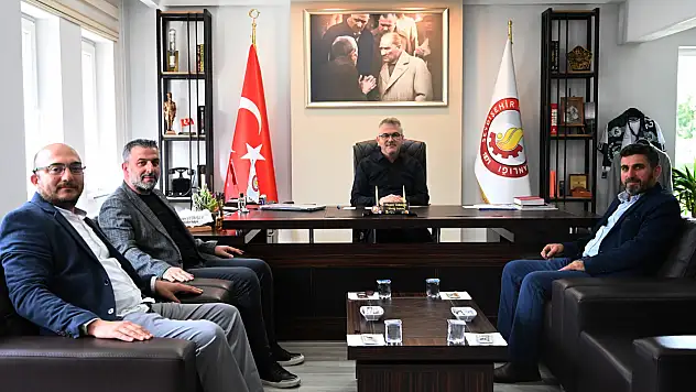 Başkan Tanık'tan Başkan Ustaoğlu'na ziyaret