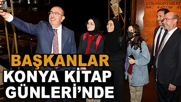 Başkanlar, Konya Kitap Günleri'ni ziyaret etti