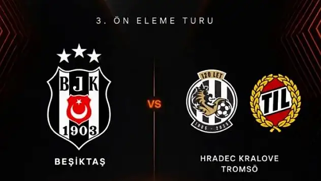 Beşiktaş'ın rakibi belli oldu: Kartal, turu geçerse rakip ya Tromso ya Kralove olacak