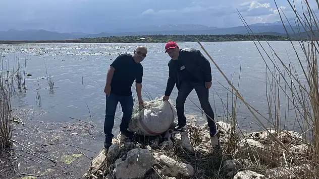 Beyşehir Gölü'nde denetimler devam ediyor