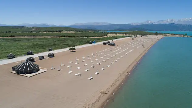 Beyşehir Gölü'nde tatil sezonu başlıyor