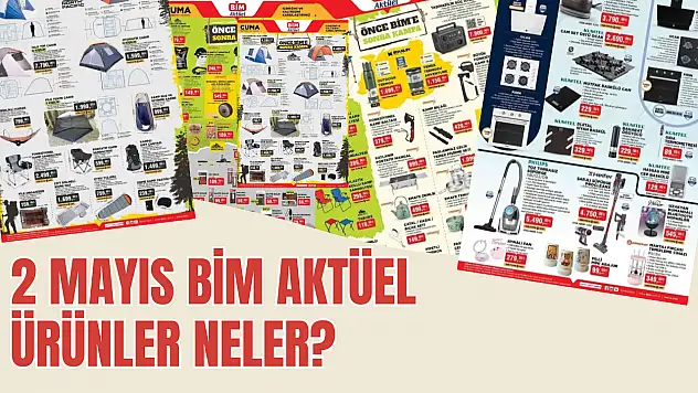 BİM 2 Mayıs Kataloğu: BİM'de bu hafta neler var?