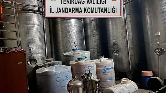 Binlerce litre sahte şarap ele geçirildi
