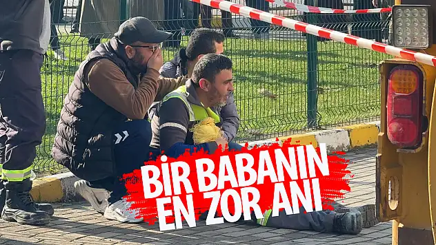 Bir babanın  çaresiz anı: 'Elis hadi kalk kızım'