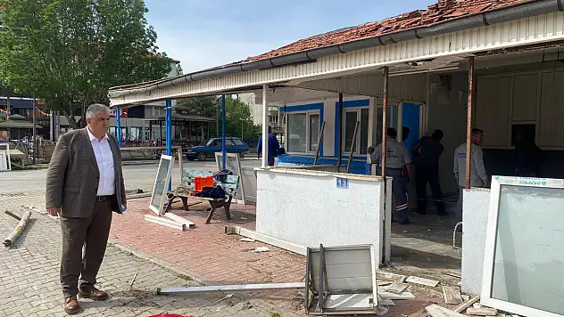 Bozkır sebze pazarı yenileniyor