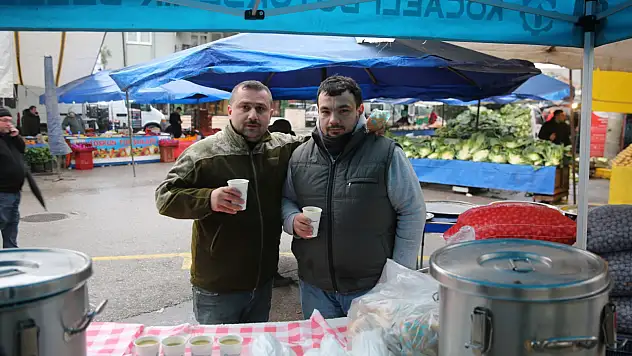 Büyükşehir'den içleri ısıtan ikram