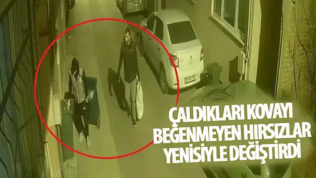 Çaldılar, beğenmeyince yarı yolda başka bir tane çaldılar!