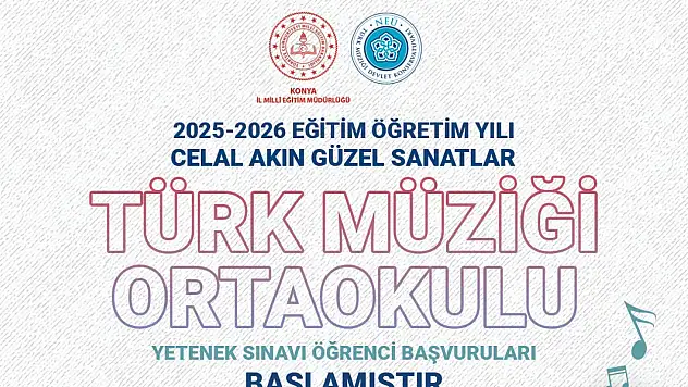 Celal Akın Güzel Sanatlar Türk Müziği Ortaokulu eğitime başlıyor