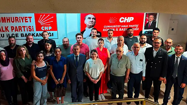 CHP Konya'da yeni dönem! Yeni yönetim ve görev dağılımı tamamlandı