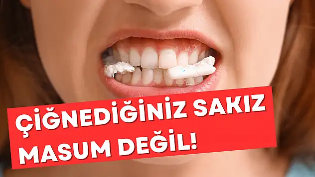 Çiğnediğiniz sakız ne kadar masum? Her lokmada mikroplastik yutuyor olabilirsiniz!