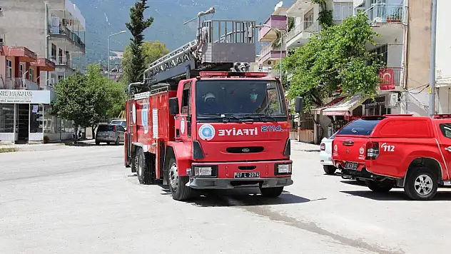 Çıkan yangında ev küle döndü!