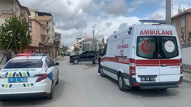 Cip ile otomobil çarpıştı: 2 yaralı