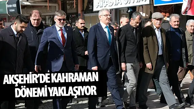 Cumhur ittifakı Akşehir'de tek yürek sahada