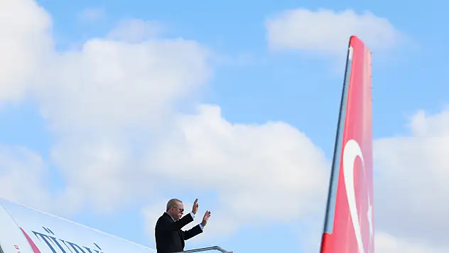 Cumhurbaşkanı Erdoğan, Azerbaycan'a gitti