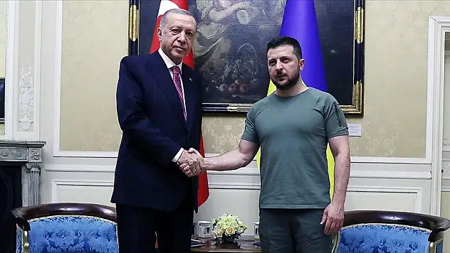 Cumhurbaşkanı Erdoğan, Zelenskiy ile görüştü