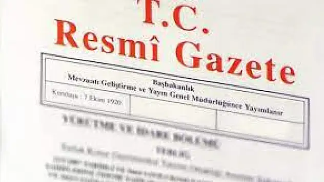Cumhurbaşkanlığı atama kararları resmi gazete yayımlandı