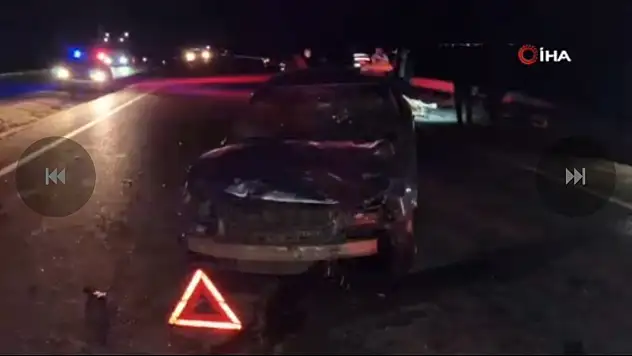 Dana trafiği felç etti: Meydana gelen kazada 3 kişi yaralandı!