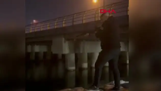 Denize ateş edip 'ses terapisi' yazmıştı: Polis yakaladı!