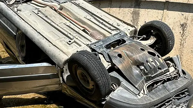 Dere yatağına yuvarlanan araçta bir kişi hayatını kaybetti!