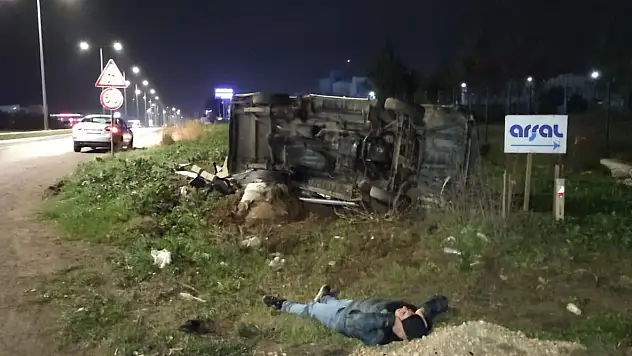 Direksiyonda uyudu, ölümden döndü