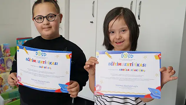 DOSD Meram'da dönem sevinci: Başarı belgeleri gurur yaşattı