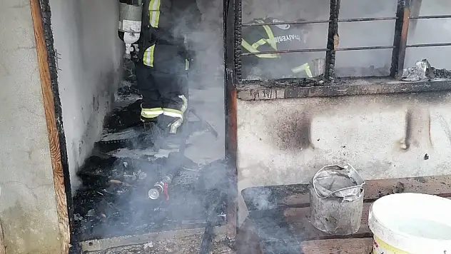 Dumanların yükseldiği evden, acı haber geldi