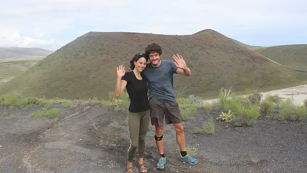 Dünyayı gezen Fransız çift Konya'da