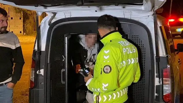 'Dur' ihtarına uymayan 16 yaşındaki sürücüye ceza yağdı