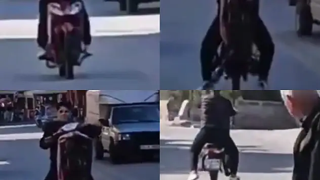 Ehliyetsiz motosiklet süren şahsa rekor ceza kesildi!