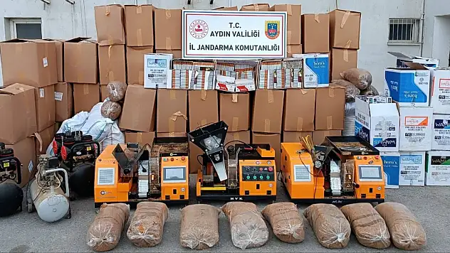 Ekipler tarafından kaçak sigara operasyonu