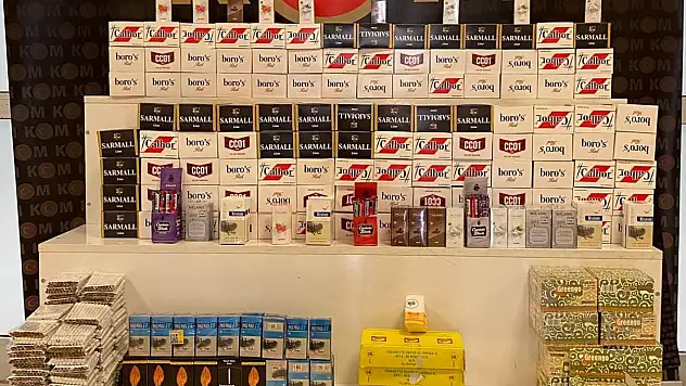 Ekipler tarafından kaçak sigara ve tütün ele geçirildi