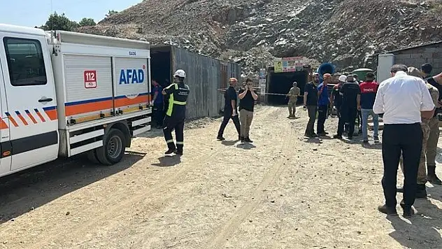 Elazığ'da maden ocağında göçük!