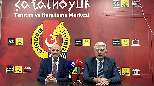 Emniyet Müdürü Yüksek, görevdeki bir yılını Konya Gazeteciler Cemiyetinde'de değerlendirdi