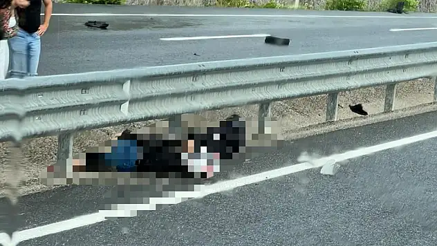 Ereğli'de bariyerlere çarpan motosiklet sürücüsü hayatını kaybetti