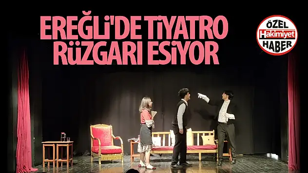 Ereğli'de Tiyatro Rüzgârı: 'Bir Çehov Masalı: Bir Evlilik Teklifi & Ayı' Seyirciyle Buluşuyor