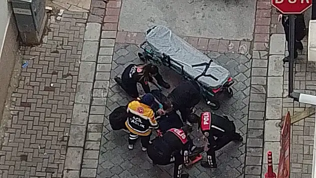 Eşiyle tartışıp balkondan atladı