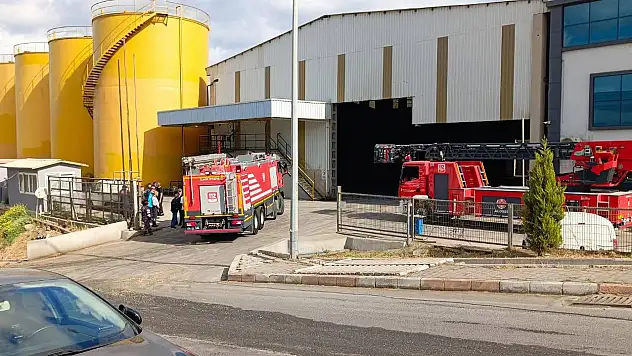 Fabrikada patlamada meydana geldi!