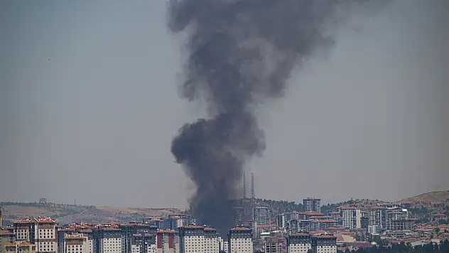 Fayans fabrikasında yangın paniği