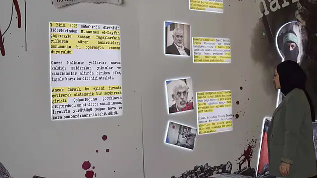 Filistin'deki soykırımı anlatan 'Hafıza Sergisi' S.Ü'de açıldı