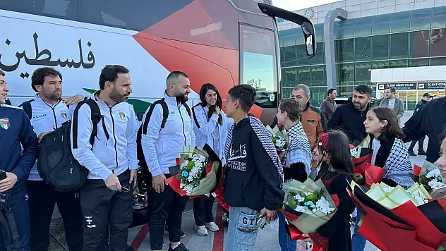Filistin Milli Takımı Konya'ya geldi