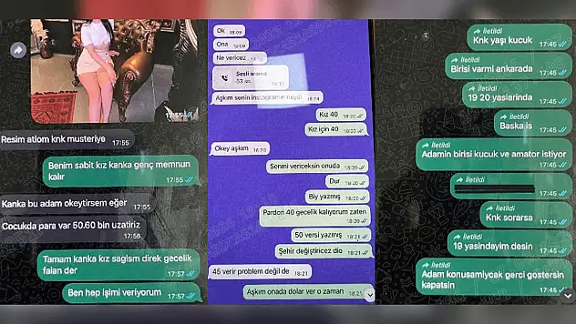 Fuhuş ağı mesajlarla ortaya çıktı: Kadınları müşterilere böyle yönlendirmişler