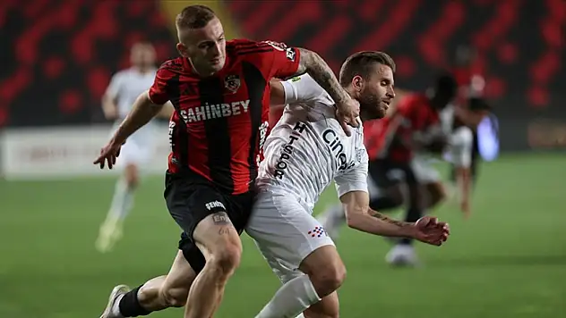 Gaziantep FK ile Kasımpaşa berabere kaldı
