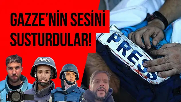 Gazze'de 4 gazeteci daha katledildi: Gazze'nin sesi susturuluyor!