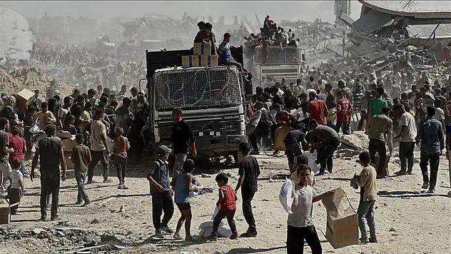 Gazze'ye uzun aradan sonra yardım gitti!